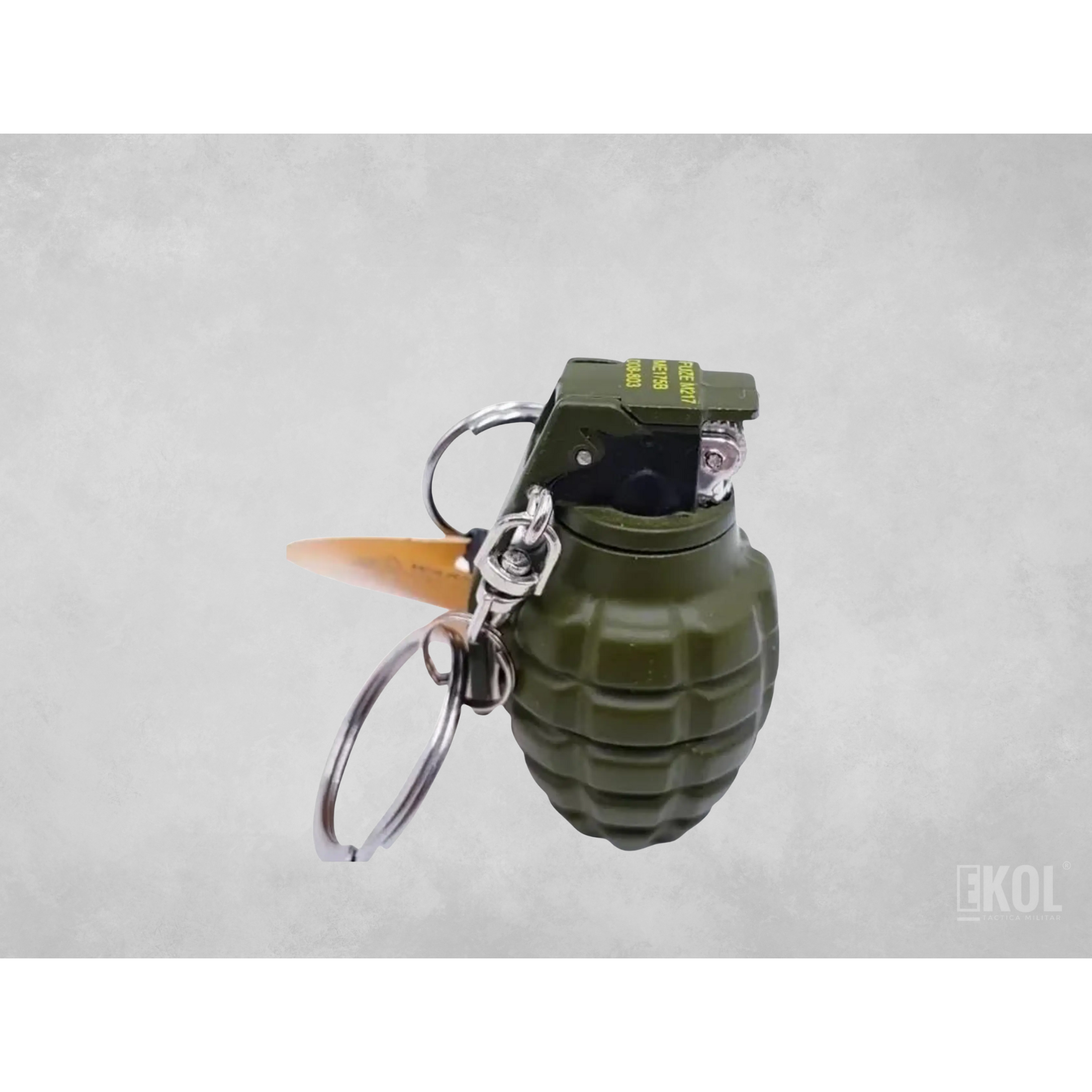 Encendedor Mini Zippo Granada M26 Metal Airsoft Soplete 3x5cm 1