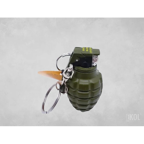 Encendedor Mini Zippo Granada M26 Metal Airsoft Soplete 3x5cm 1