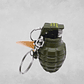 Encendedor Mini Zippo Granada M26 Metal Airsoft Soplete 3x5cm - Miniatura 1