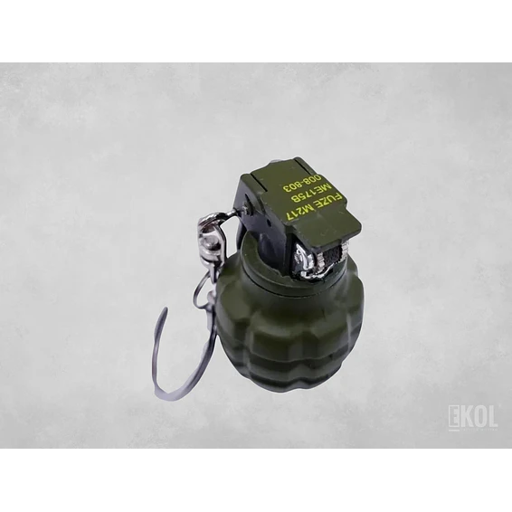 Encendedor Mini Zippo Granada M26 Metal Airsoft Soplete 3x5cm 2