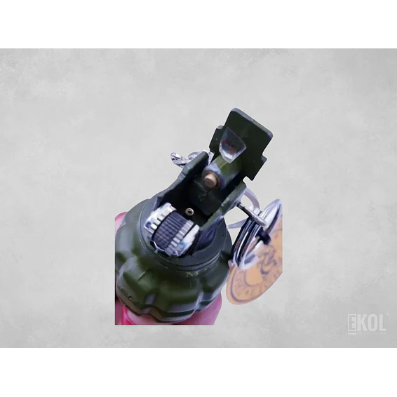 Encendedor Mini Zippo Granada M26 Metal Airsoft Soplete 3x5cm 3