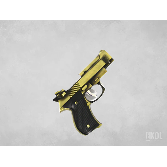 ENCENDEDOR PISTOLA PRIETTO BERETTA METAL  1