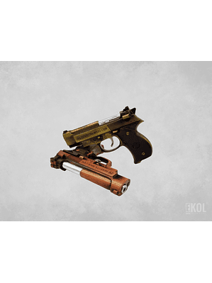 ENCENDEDOR PISTOLA PRIETTO BERETTA METAL 