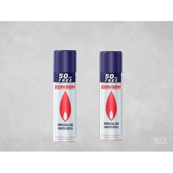 Recarga Gas Butano Ronson 50mL Multiproposito 2