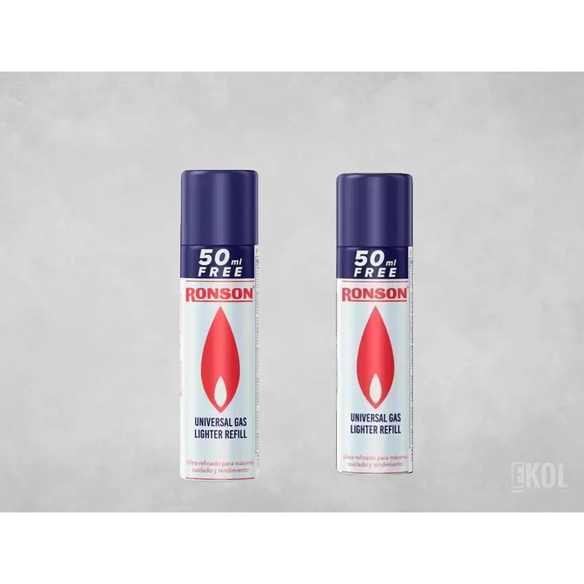Recarga Gas Butano Ronson 50mL Multiproposito 2