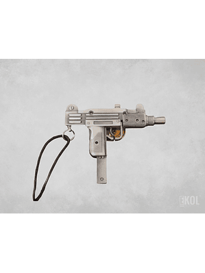 Encendedor Mini Uzi Laser Arma Mini Uzi Recargable 