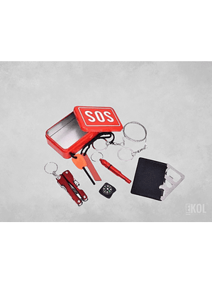 KIT SOS SUPERVIVENCIA TÁCTICO MILITAR