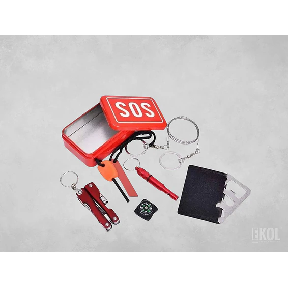 KIT SOS SUPERVIVENCIA TÁCTICO MILITAR 1