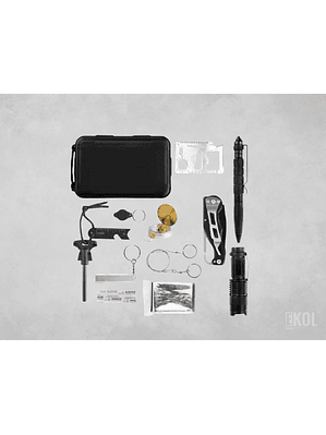 Kit Herramientas Supervivencia Pesca Camping 12 En 1 Sos