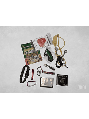 Kit Supervivencia 10 En 1 Táctico Militar