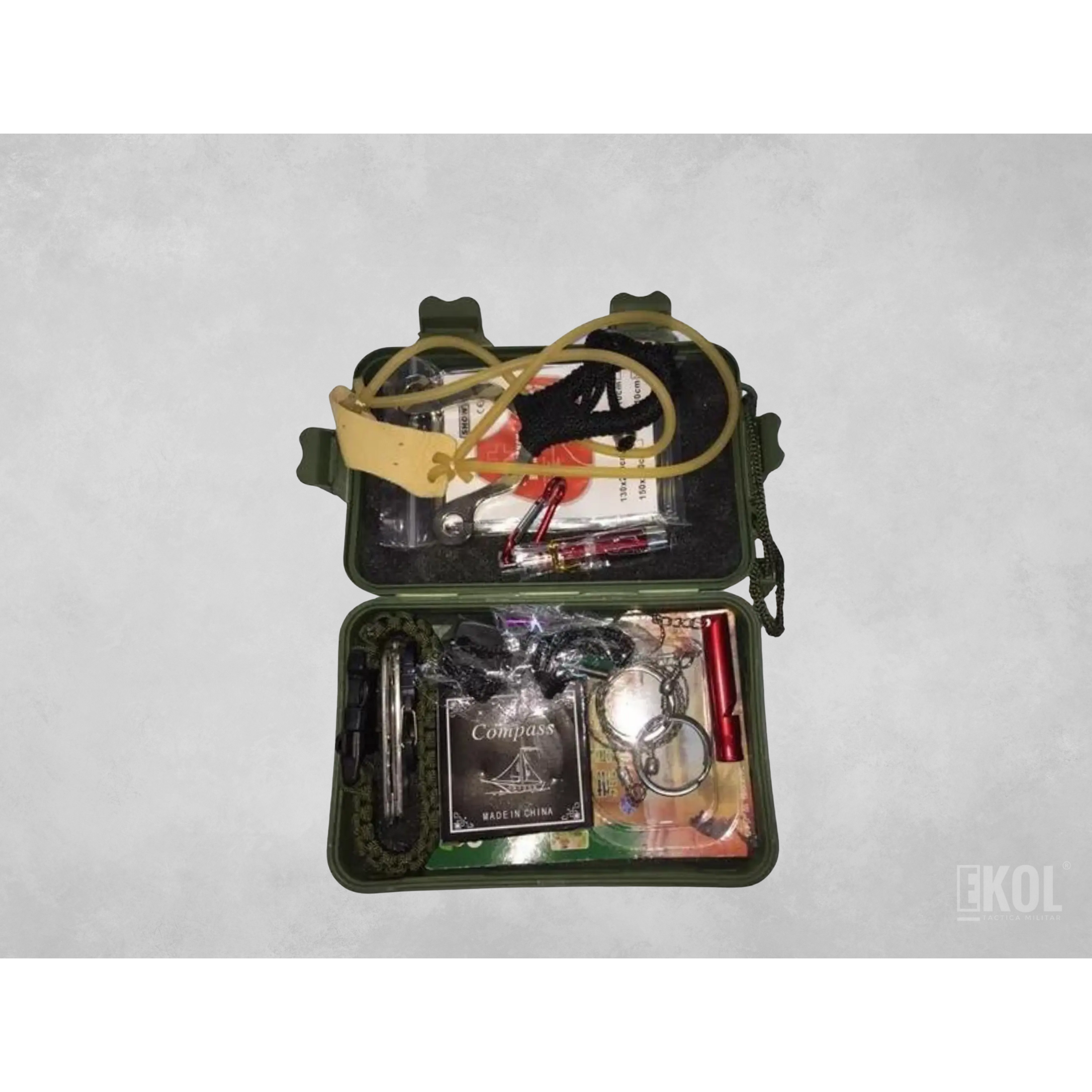 Kit Supervivencia 10 En 1 Táctico Militar 4