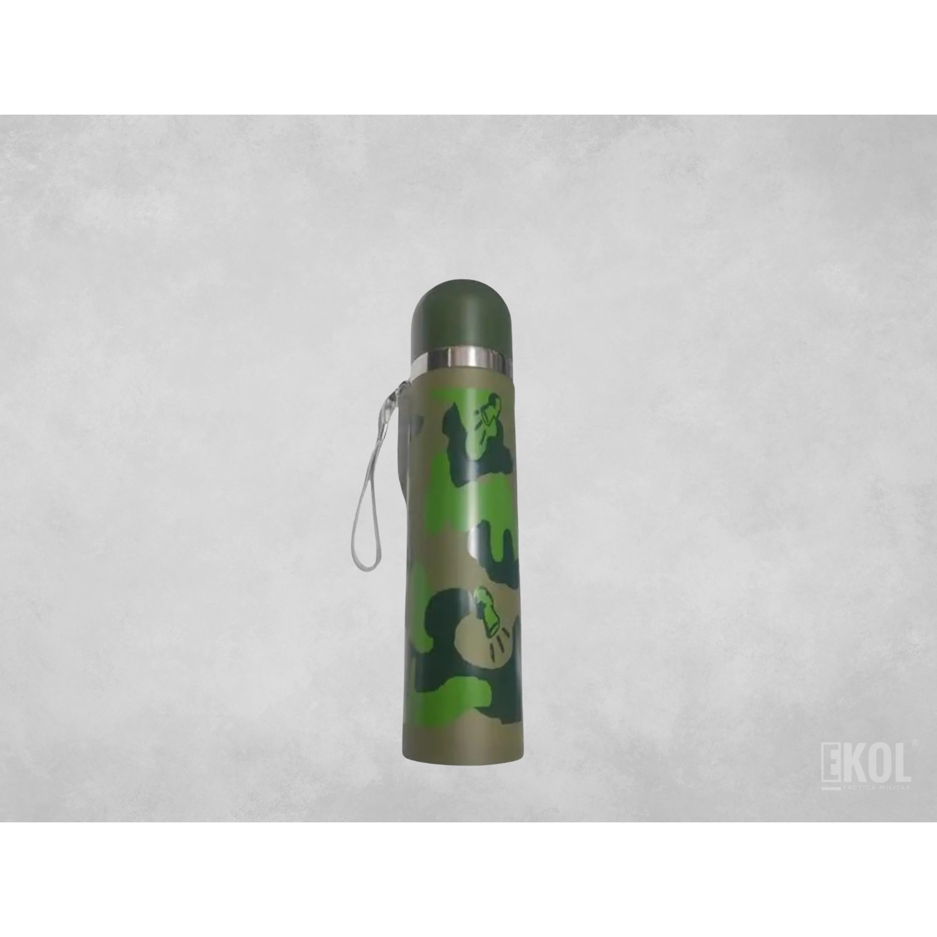 Botella Cantimplora Táctica Caza Camping Aluminio Camuflaje 2