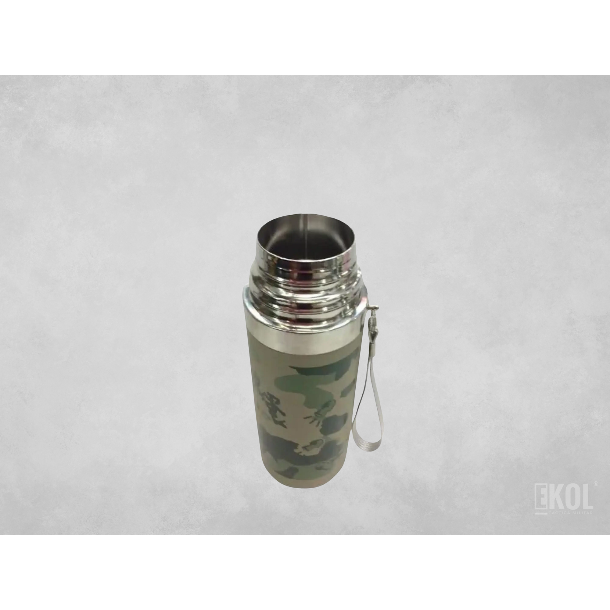 Botella Cantimplora Táctica Caza Camping Aluminio Camuflaje 4