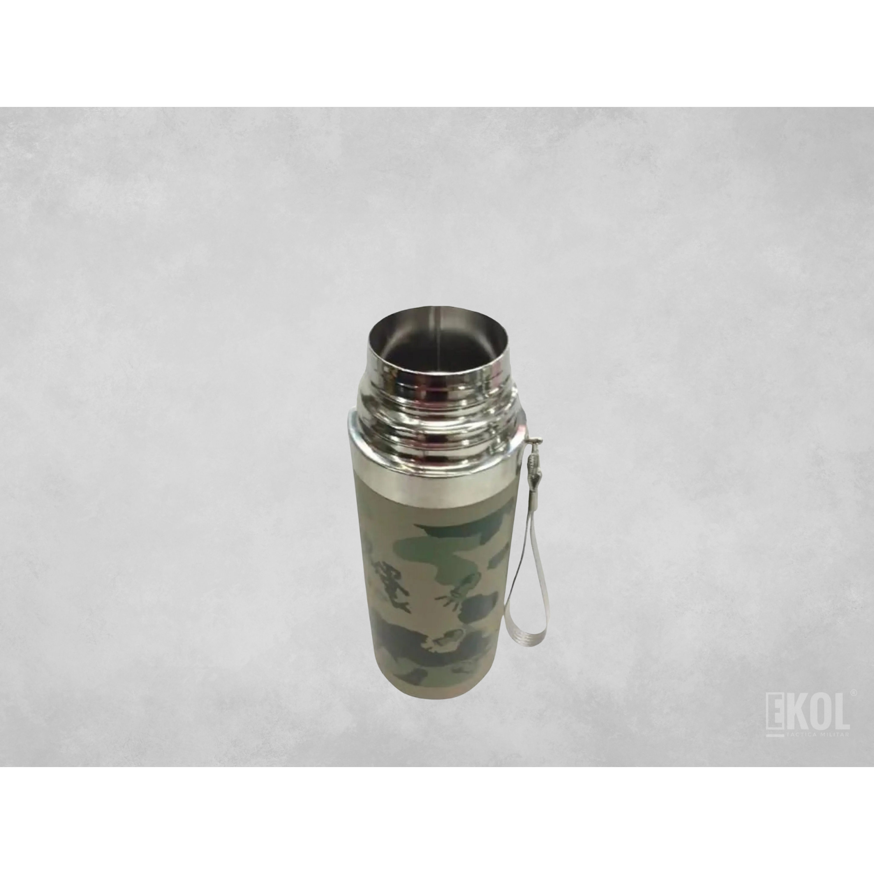 Botella Cantimplora Táctica Caza Camping Aluminio Camuflaje 4