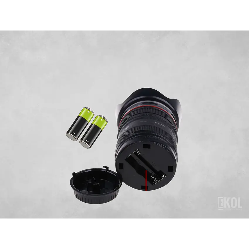 Taza Termo Cafe Tazon Tipo Lente Camara Fotografica Alumino 7