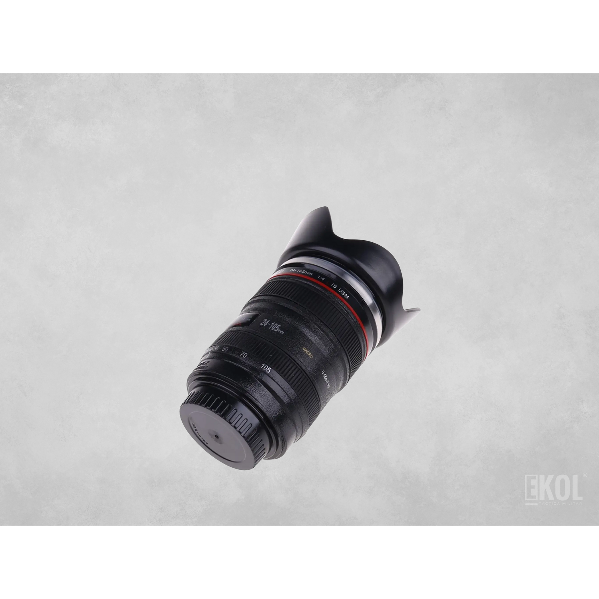 Taza Termo Cafe Tazon Tipo Lente Camara Fotografica Alumino 6