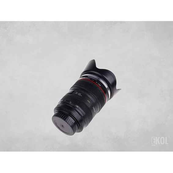 Taza Termo Cafe Tazon Tipo Lente Camara Fotografica Alumino 6