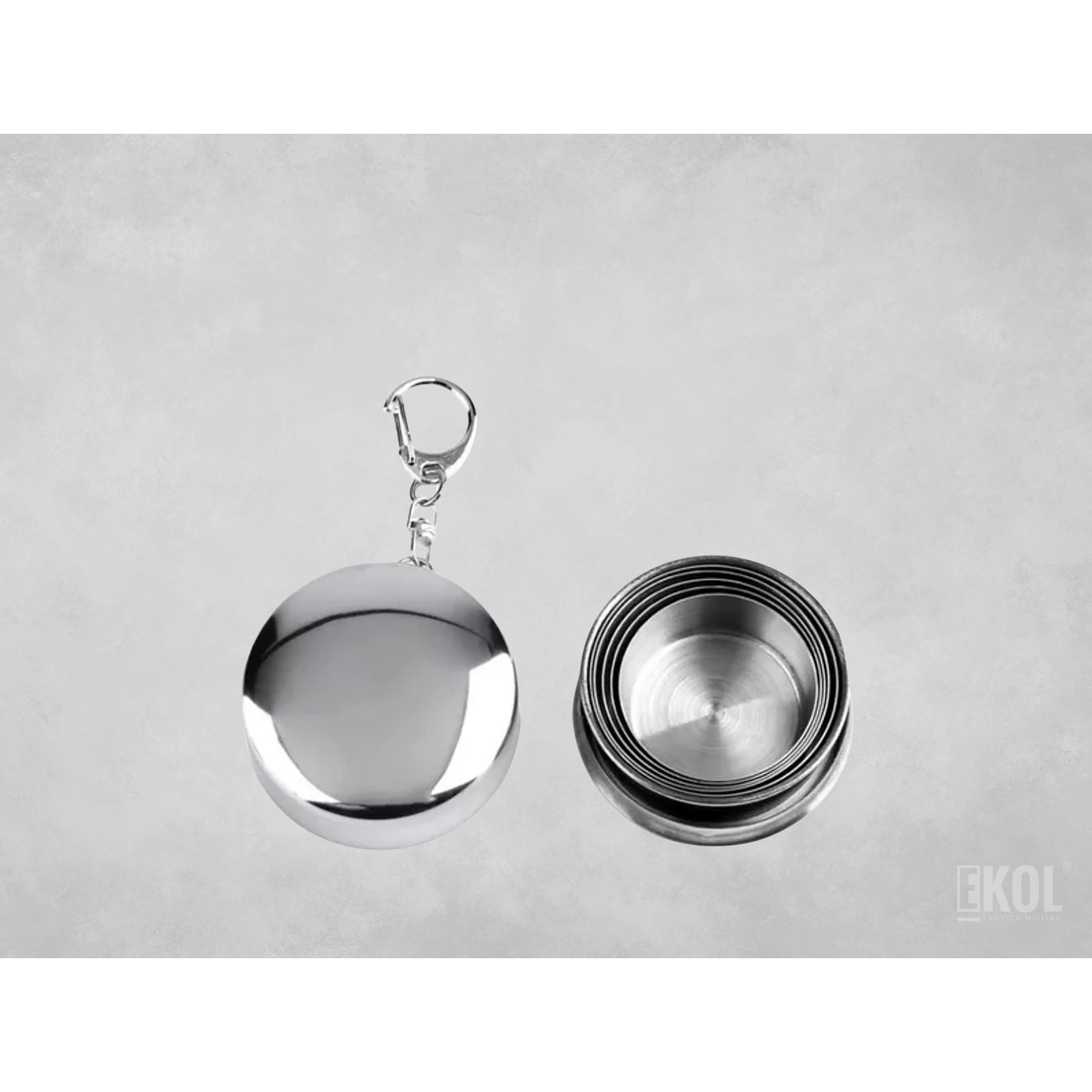 Vaso Acero Inoxidable Plegable Camping 5