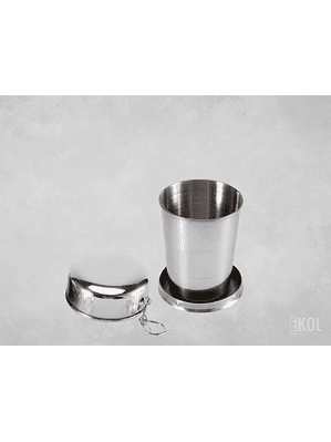 Vaso Acero Inoxidable Plegable Camping