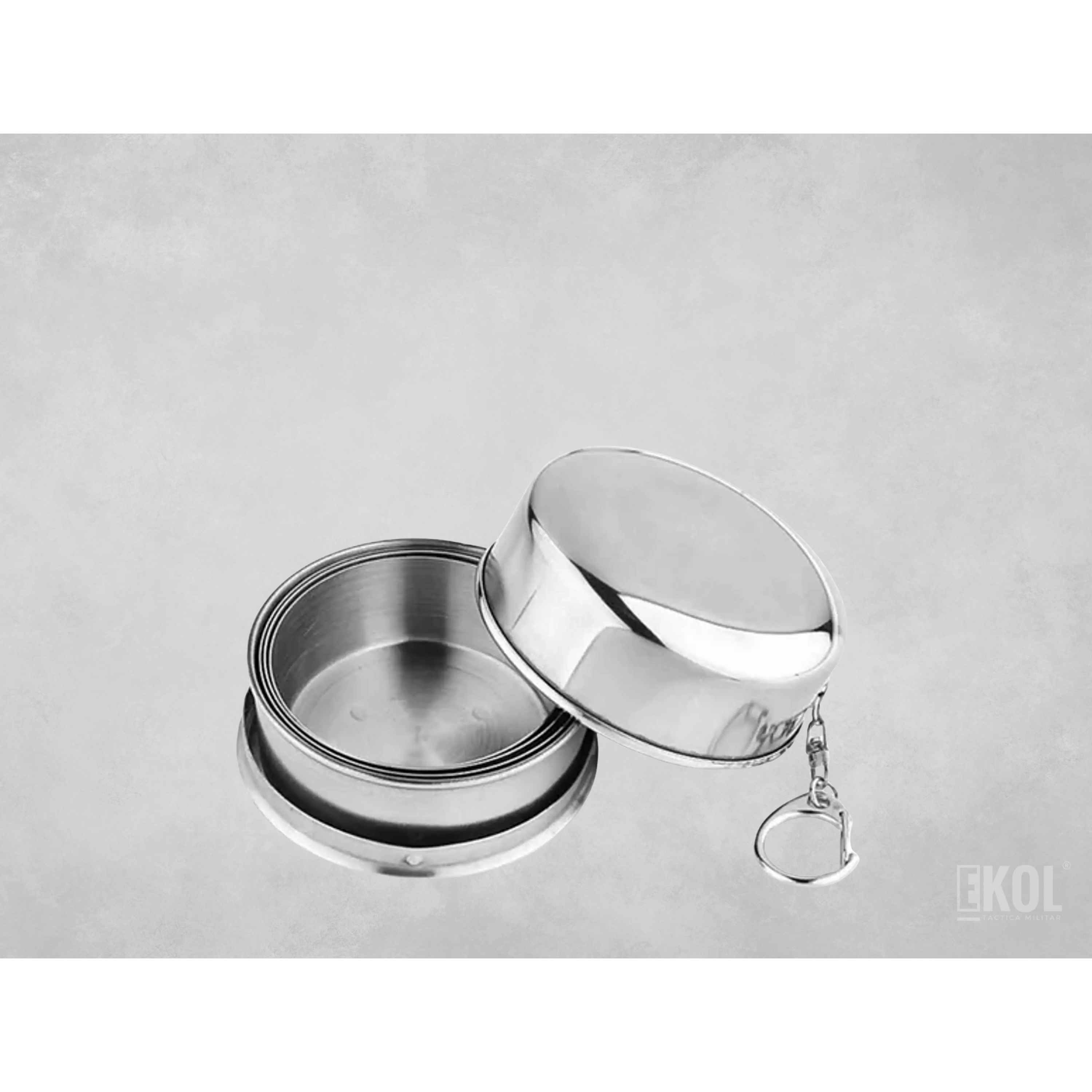 Vaso Acero Inoxidable Plegable Camping 4