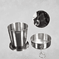 Vaso Acero Inoxidable Plegable Camping - Miniatura 2