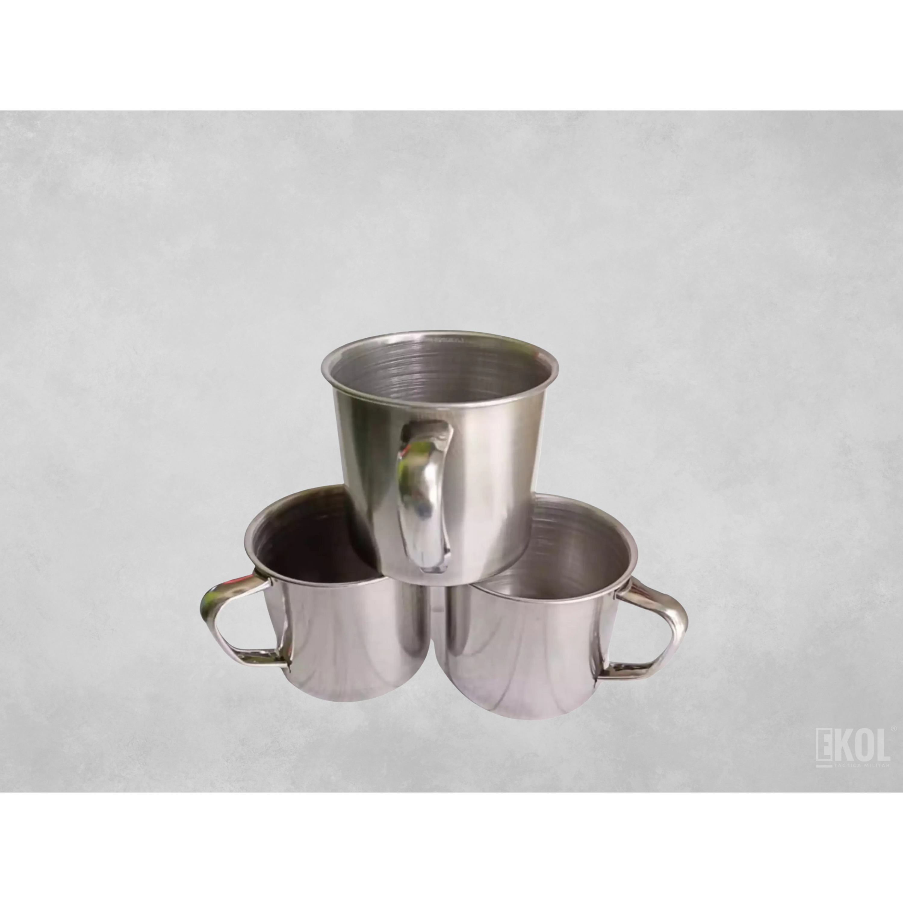 Vaso Metálico Asa Camping Outdoor Hogar 2