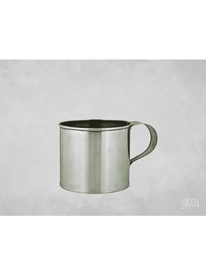 Vaso Metálico Asa Camping Outdoor Hogar