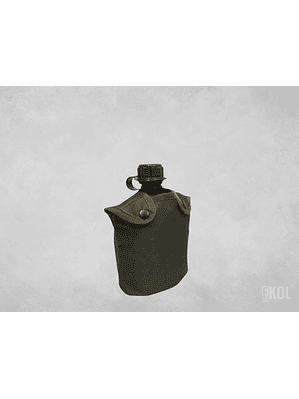 Cantimplora Verde Militar Plástica 
