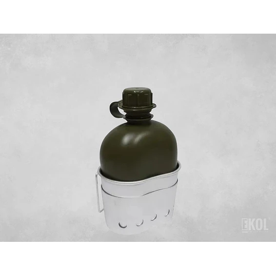 Botella Cantimplora Camping + Cantina Aluminio 2