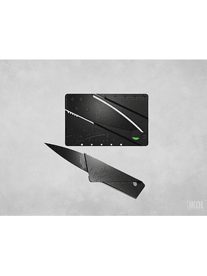 Cuchillo Tarjeta Outdoor Camping Cortapluma