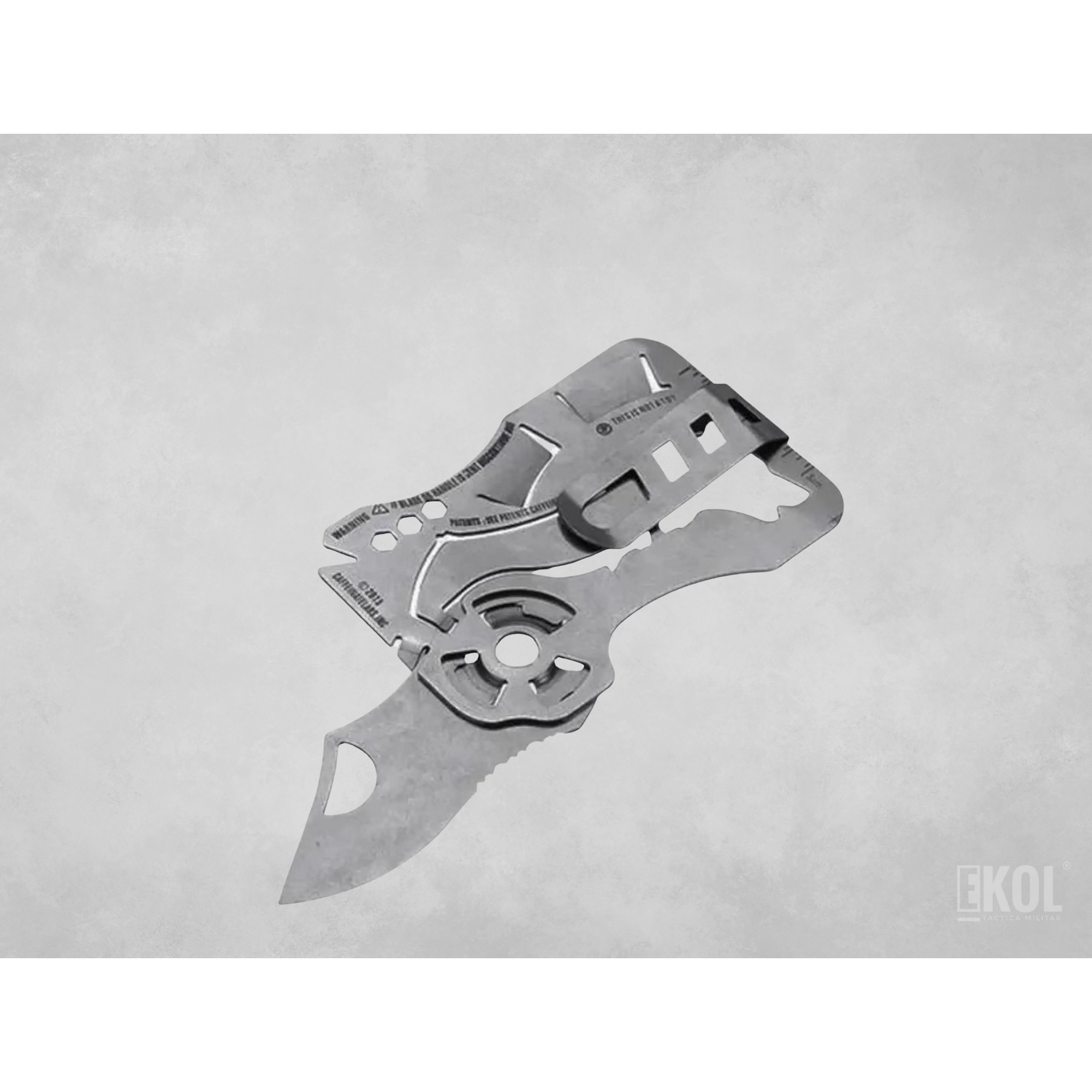 Cuchillo Tarjeta Herramienta Plegable-Acero-Camping 1