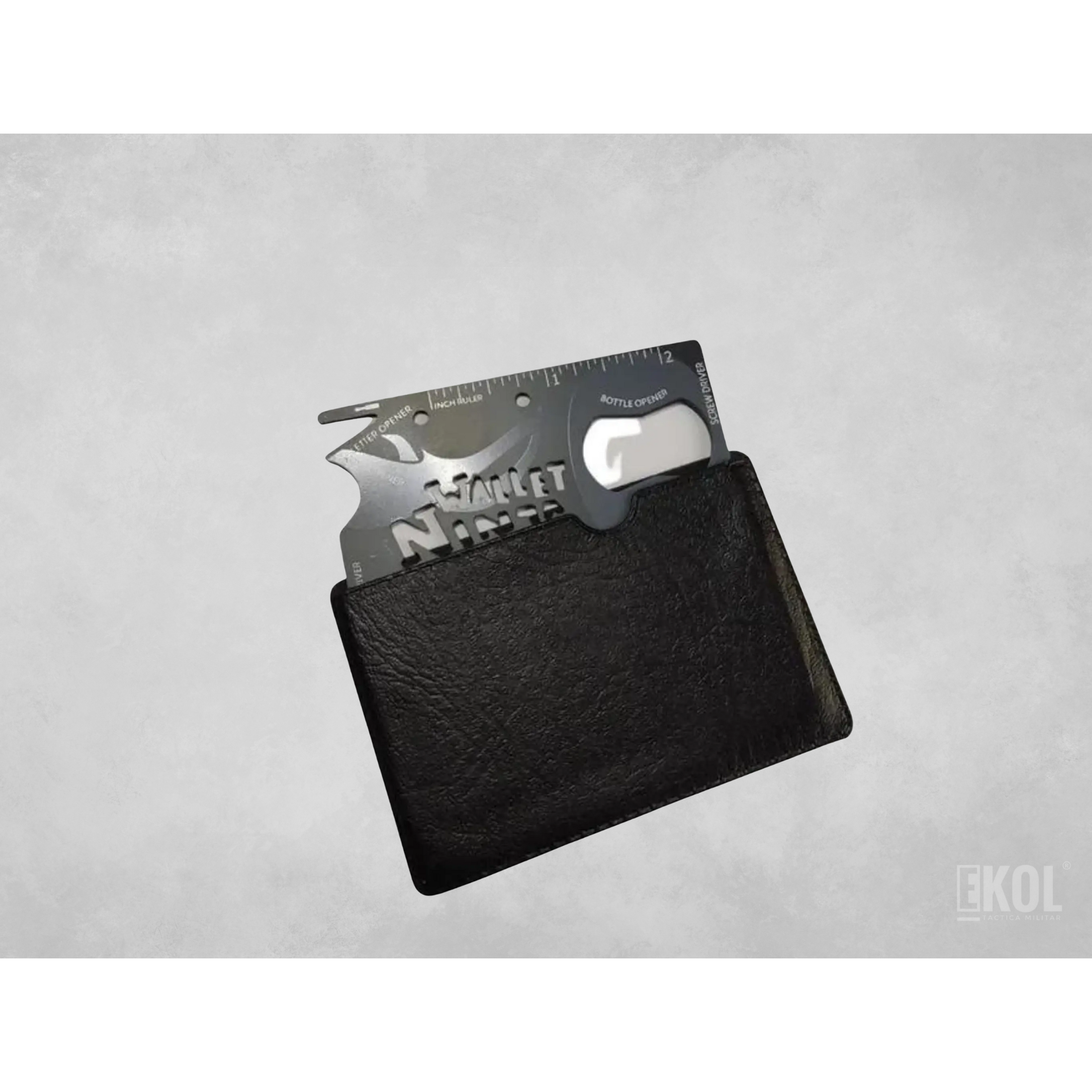 Tarjeta Multifuncional Supervivencia 18 en 1 Multiherramienta Wallet Ninja 3