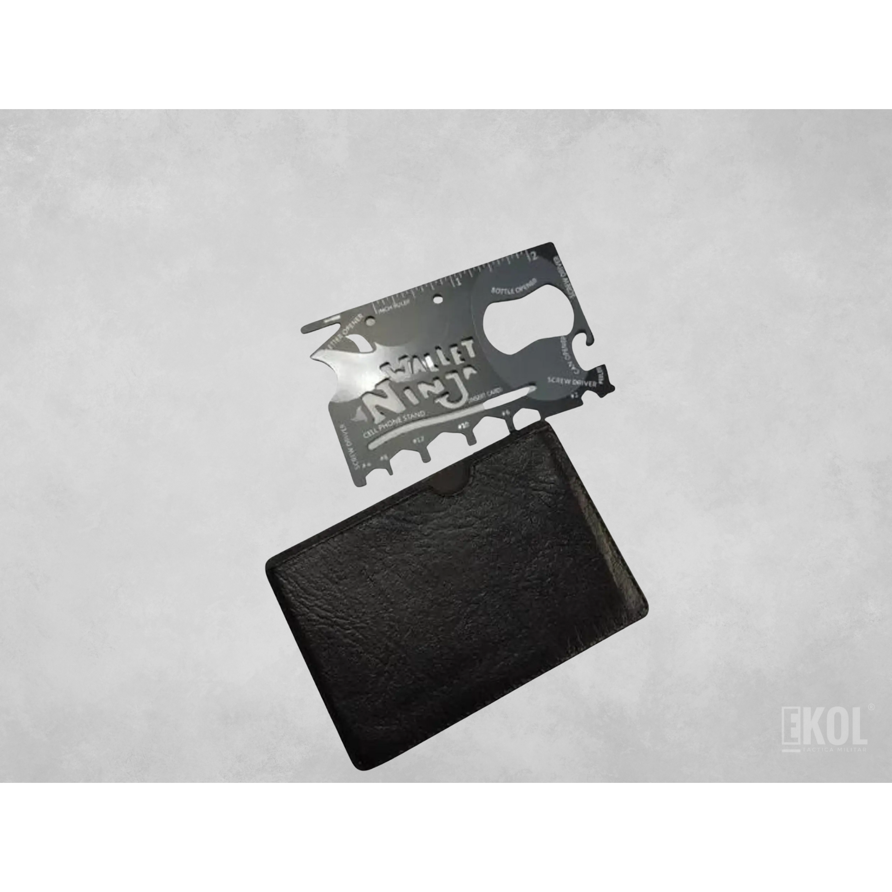 Tarjeta Multifuncional Supervivencia 18 en 1 Multiherramienta Wallet Ninja 2