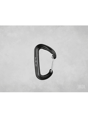 Mosquetón Profesional Forma de D Multiusos Senderismo 16KN 