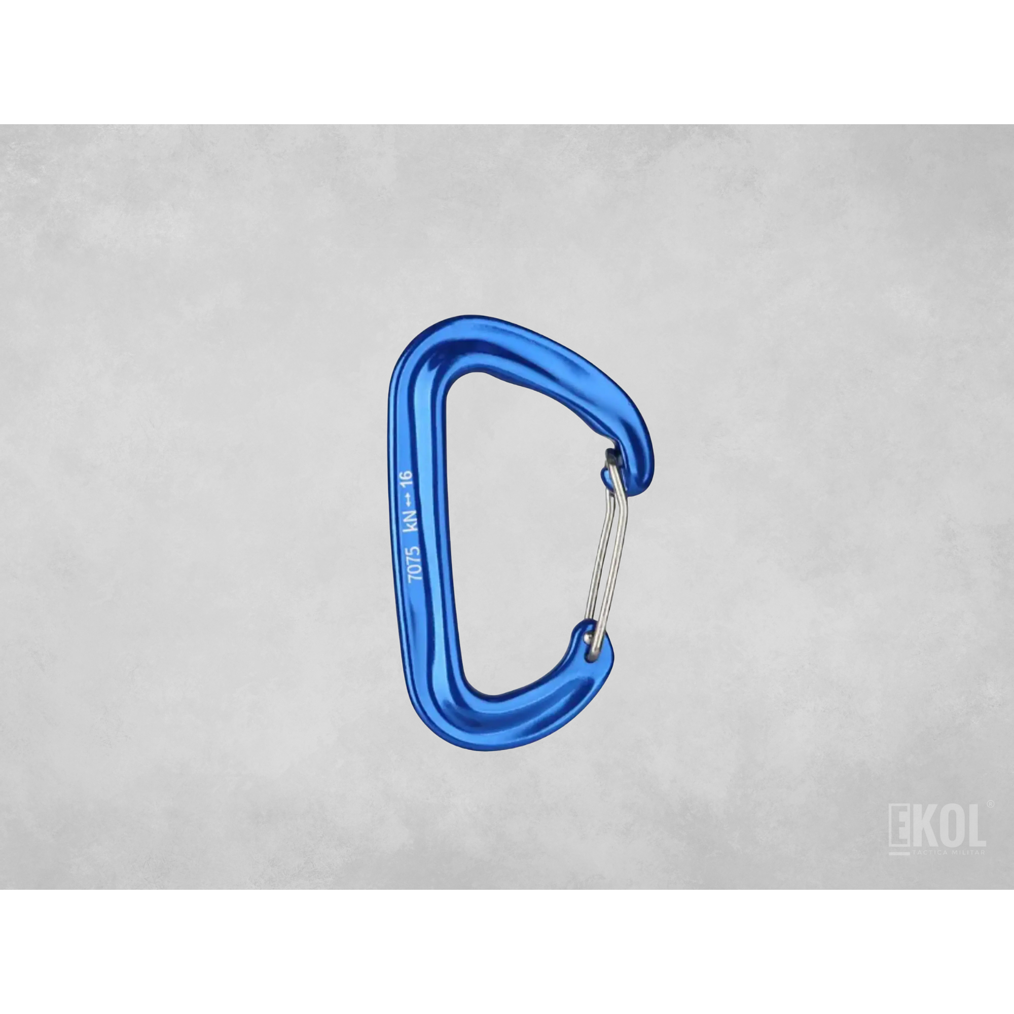 Mosquetón Profesional Forma de D Multiusos Senderismo 16KN  3