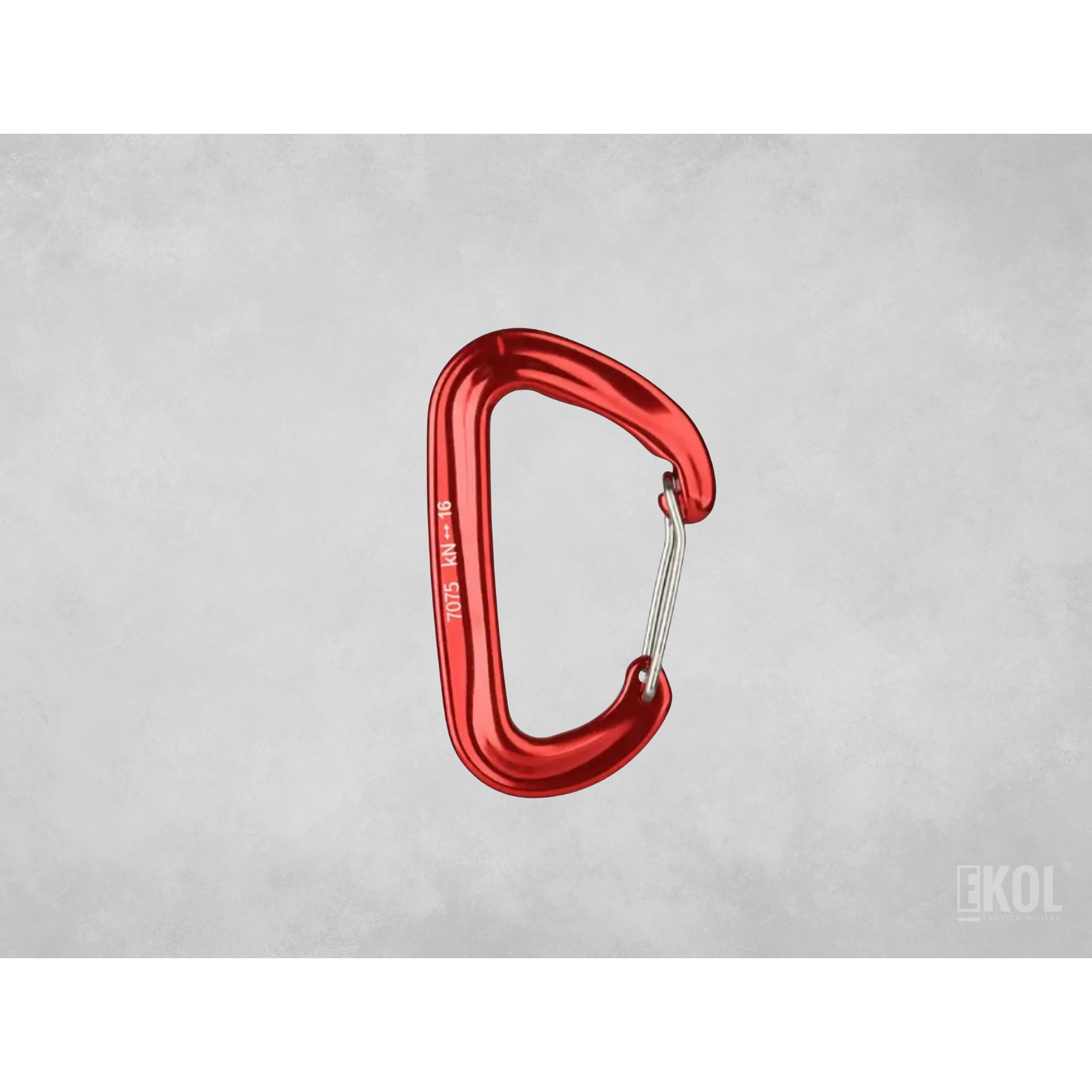 Mosquetón Profesional Forma de D Multiusos Senderismo 16KN  4