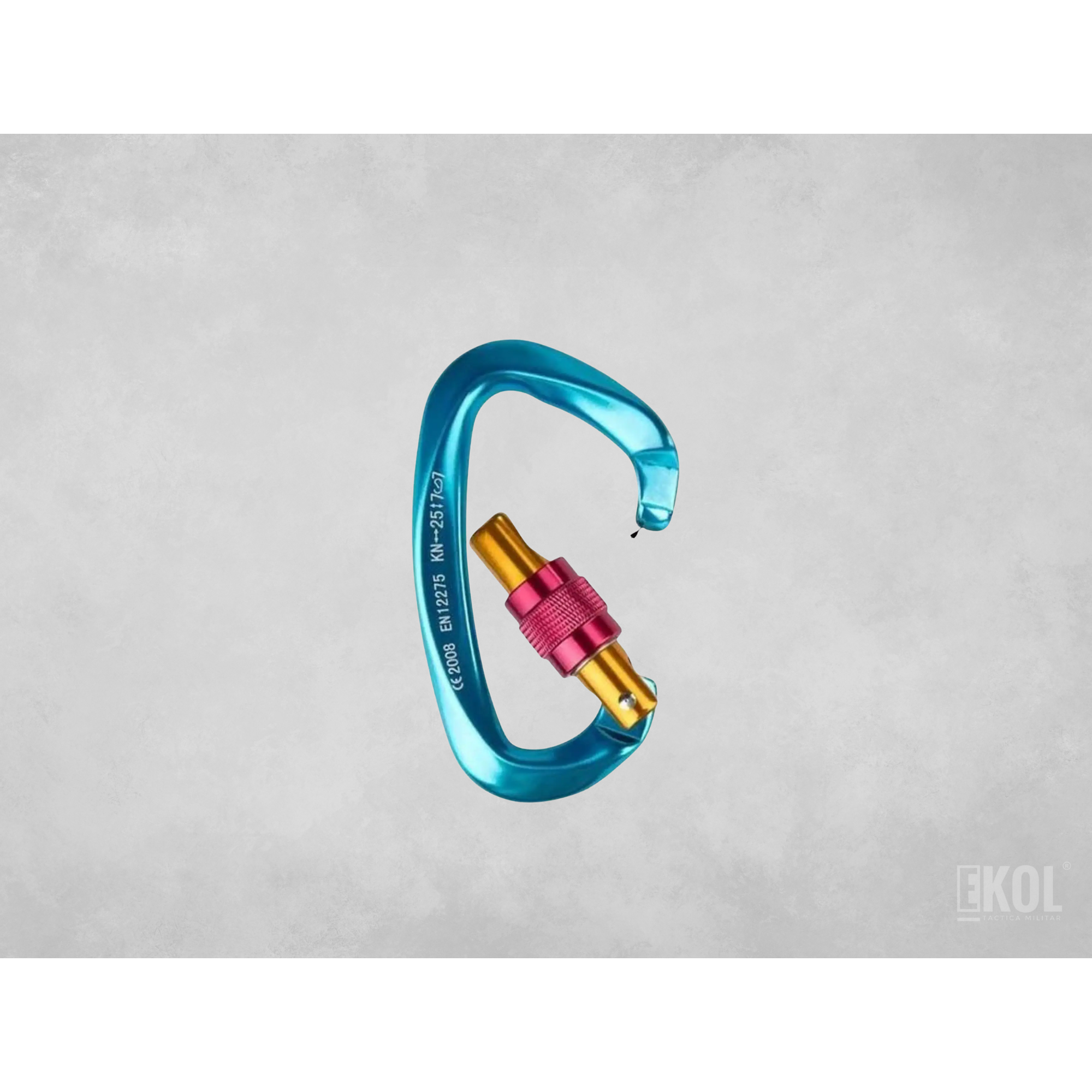 Mosquetón Climbing Resistente Profesional 25 Kn Multiuso 2