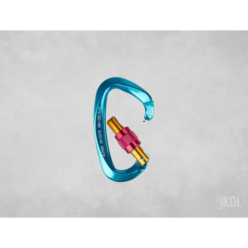 Mosquetón Climbing Resistente Profesional 25 Kn Multiuso 2