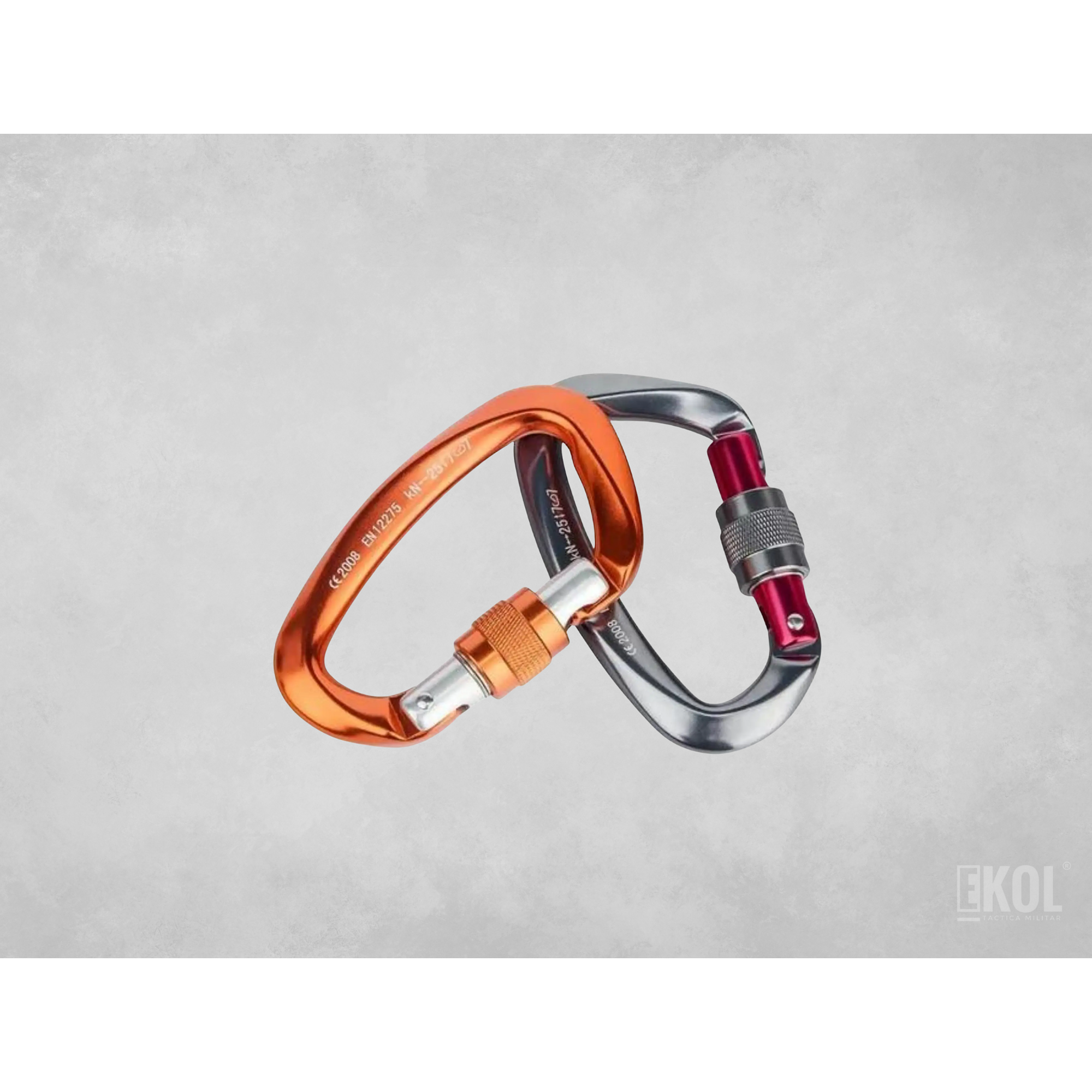 Mosquetón Climbing Resistente Profesional 25 Kn Multiuso 5