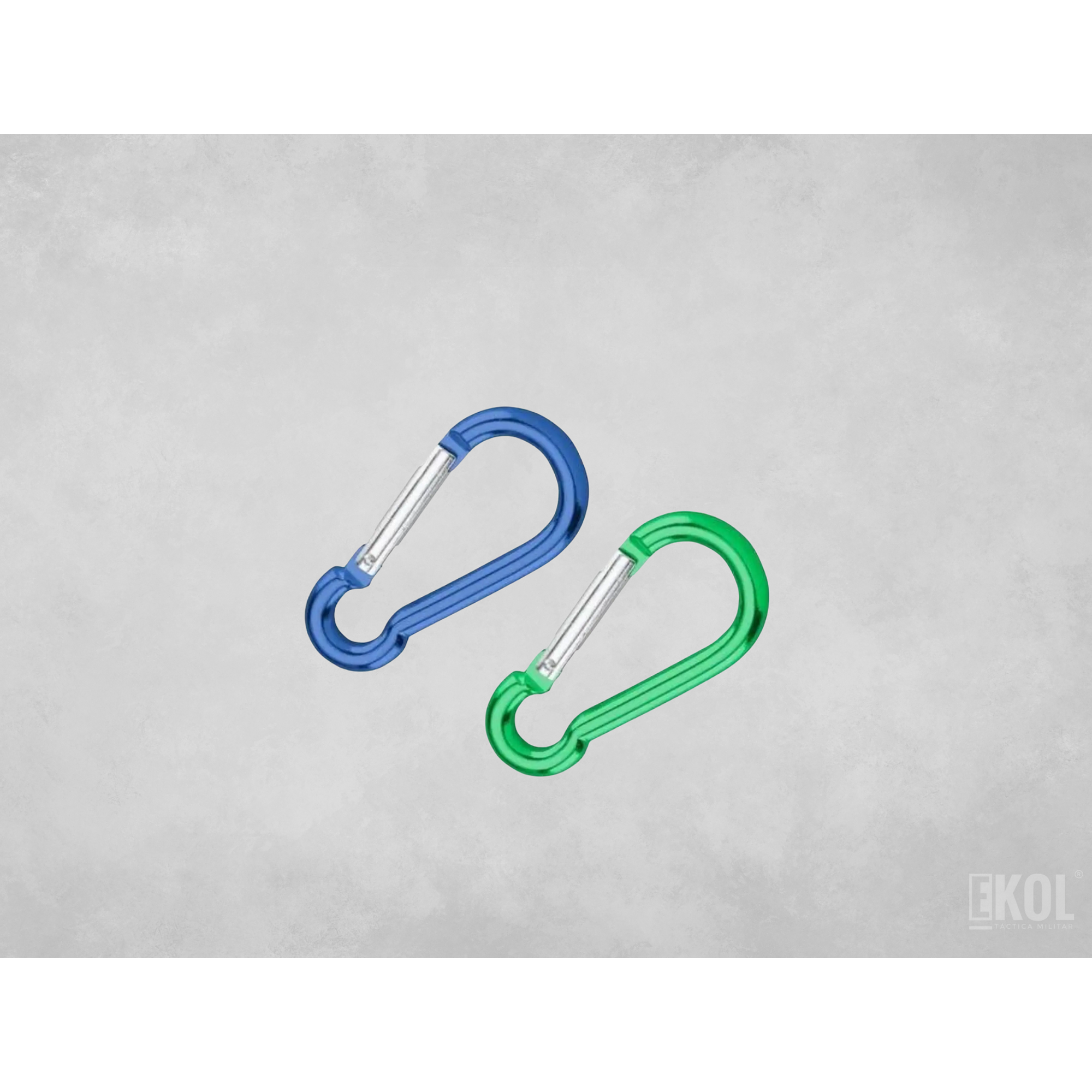 2 Piezas Mosquetón D Anillo Hebilla Escalada Gancho Colores 2