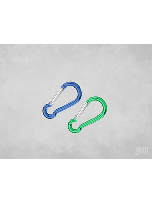 2 Piezas Mosquetón D Anillo Hebilla Escalada Gancho Colores