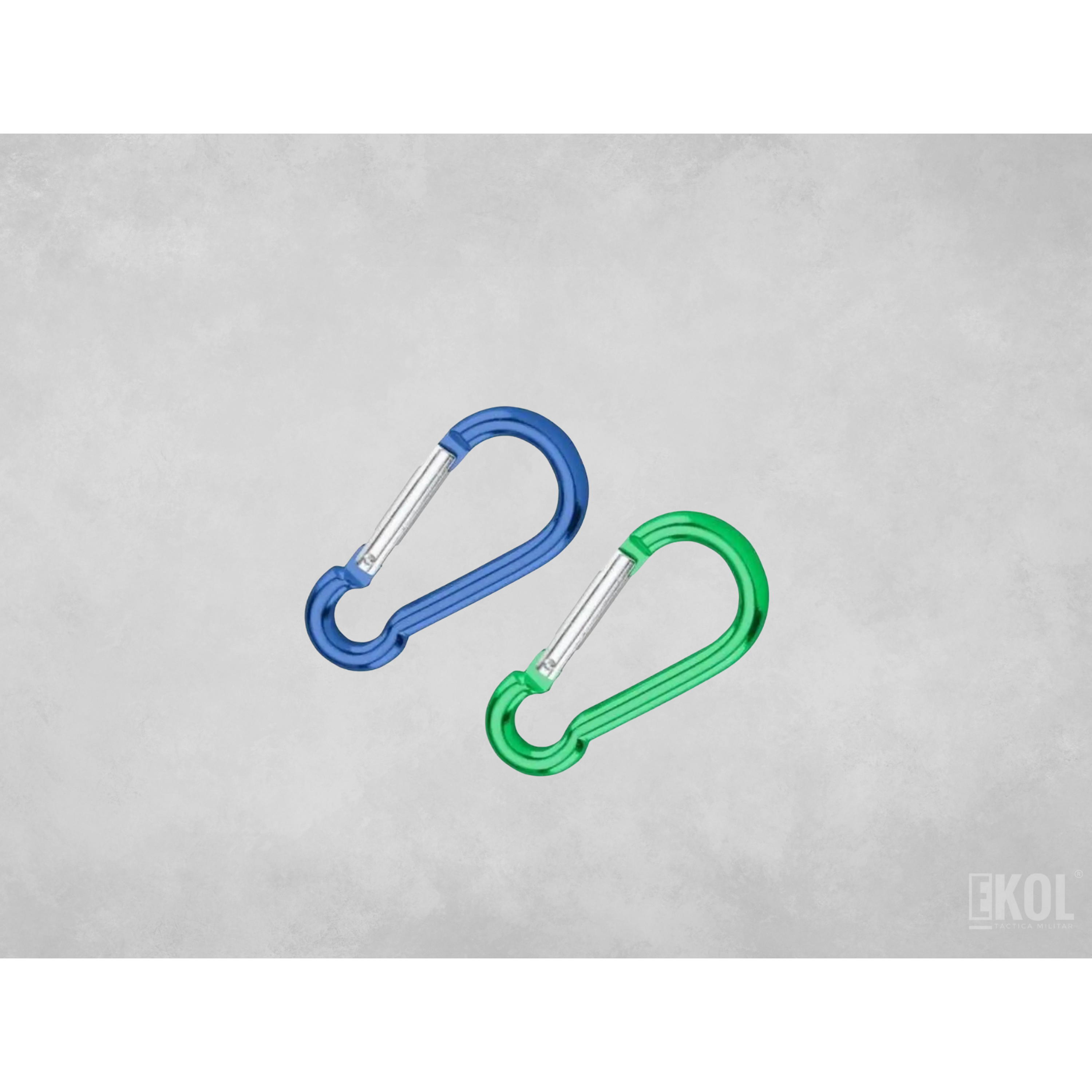 2 Piezas Mosquetón D Anillo Hebilla Escalada Gancho Colores 2