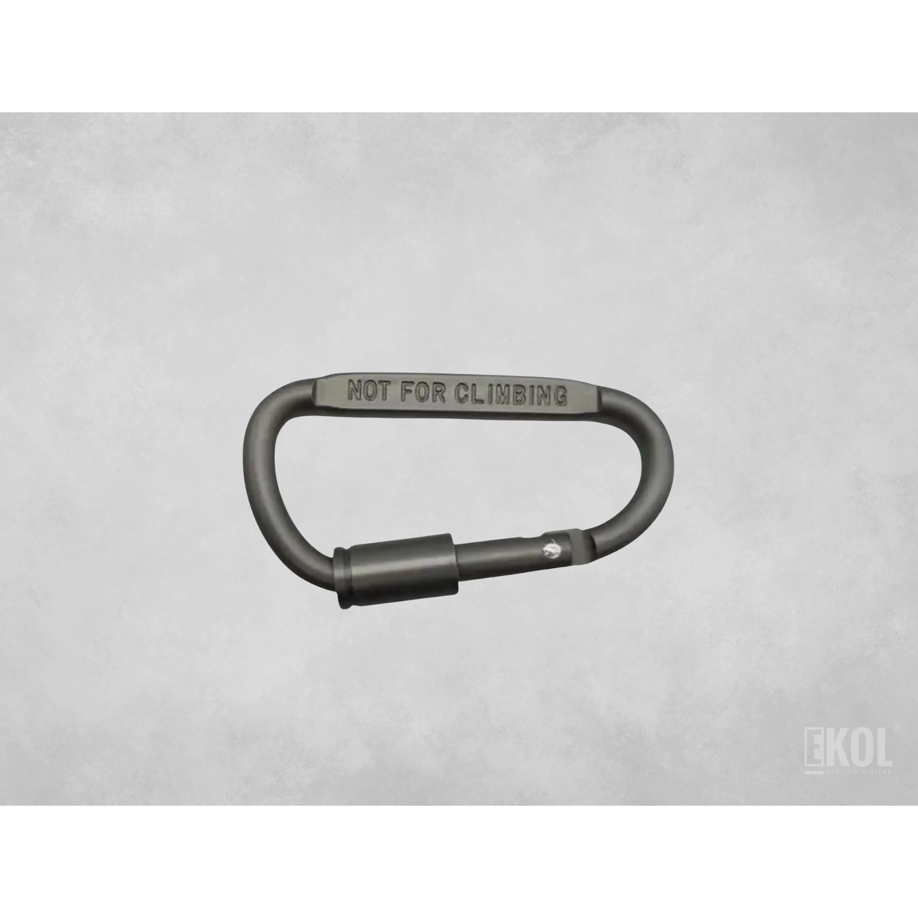 Mosqueton Tipo D Seguro 7mm Camping Aluminio Reforzado 1