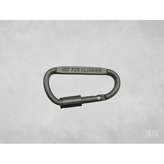 Mosqueton Tipo D Seguro 7mm Camping Aluminio Reforzado 1