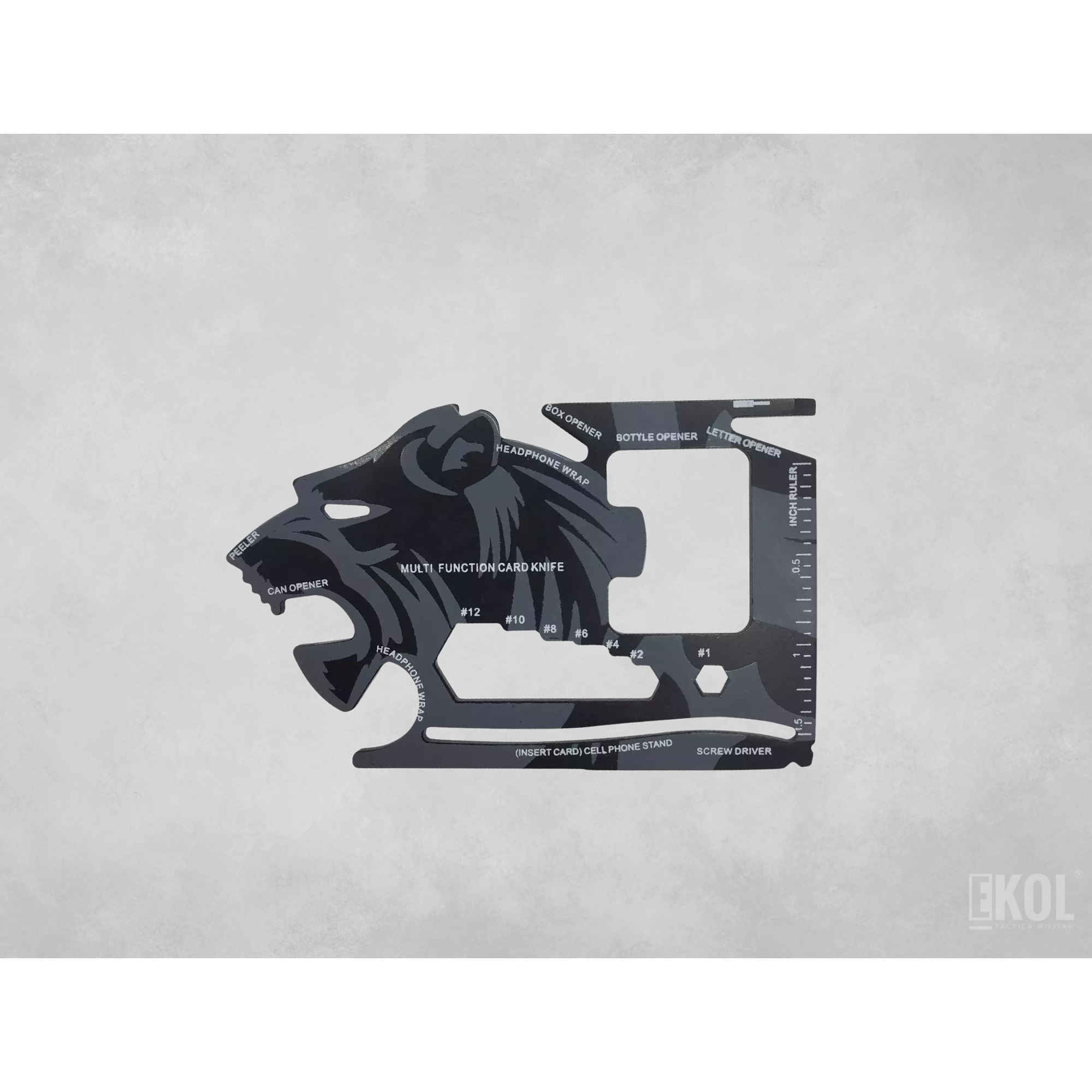 Tarjeta Multifuncional Supervivencia 18 en 1  1