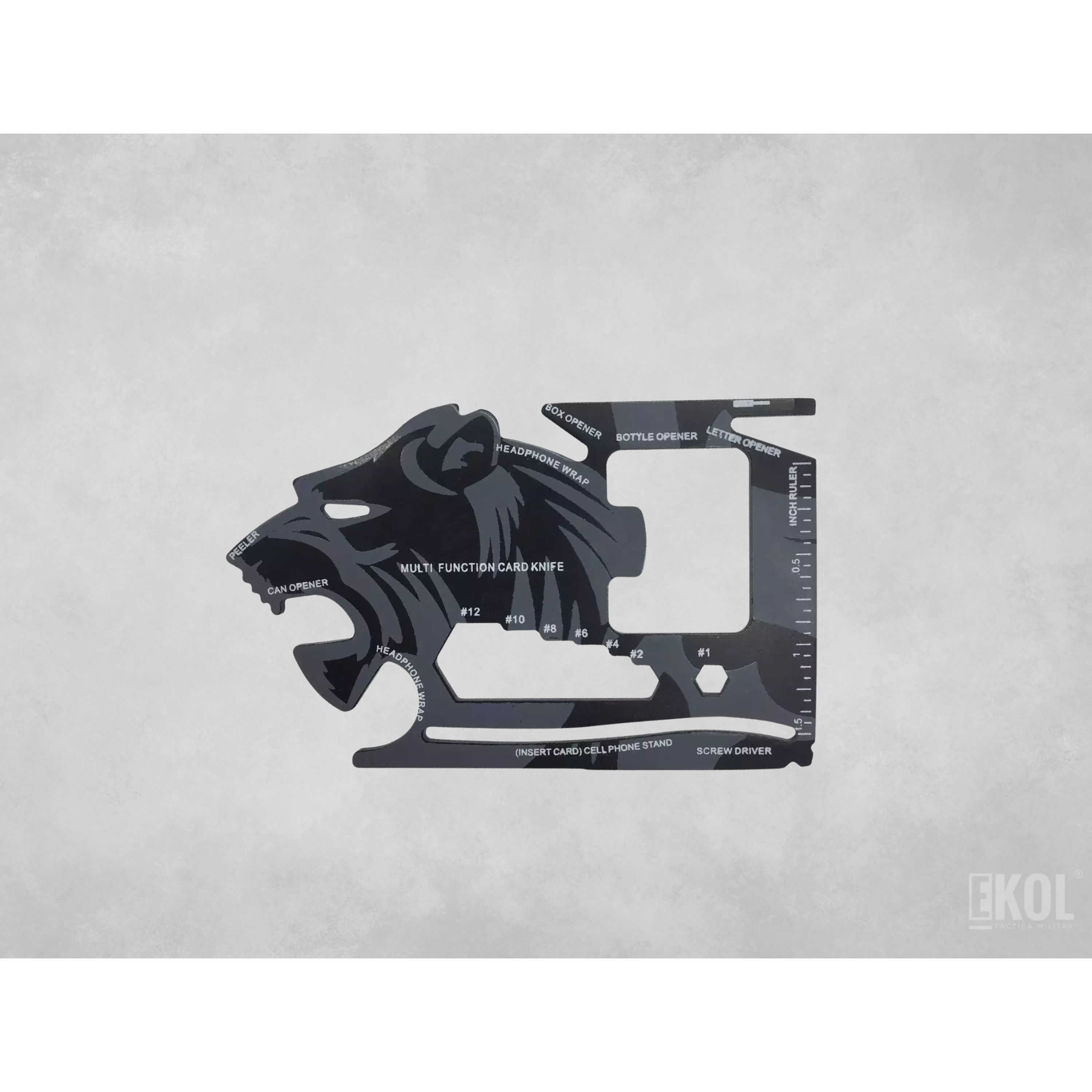 Tarjeta Multifuncional Supervivencia 18 en 1  1