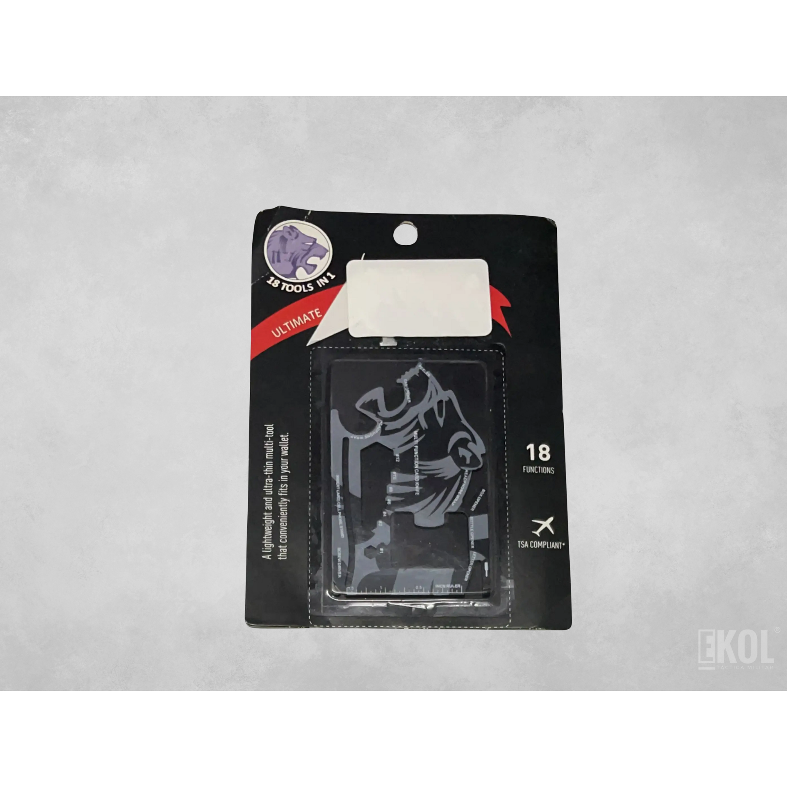 Tarjeta Multifuncional Supervivencia 18 en 1  2