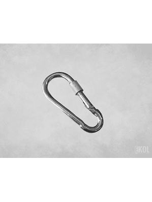 Mosqueton D- Incluye Seguro - Camping 140 kN