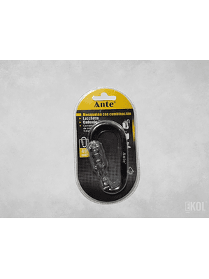 Mosqueton Candado - 49 mm - Combinacion 3 Digitos 