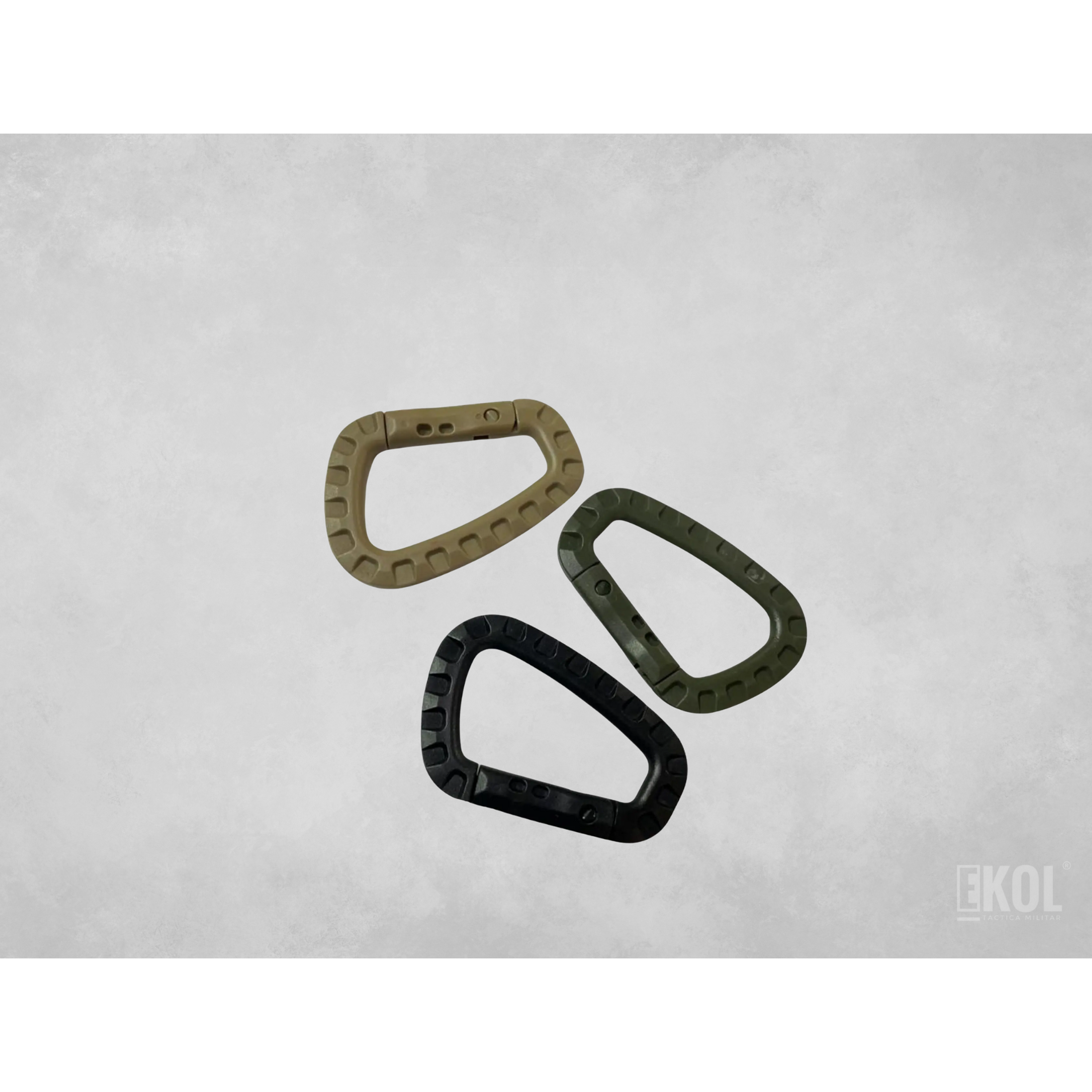 Mosquetón Plástico Multiuso Trekking 4